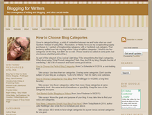 Tablet Screenshot of bloggingforwriters.com